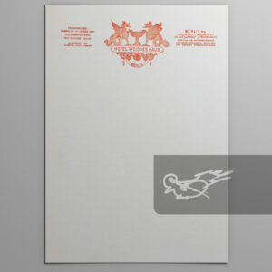 Hotel Weisses Haus letterhead Berlin