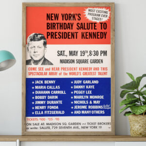 John F. Kennedy Marilyn Monroe 1962