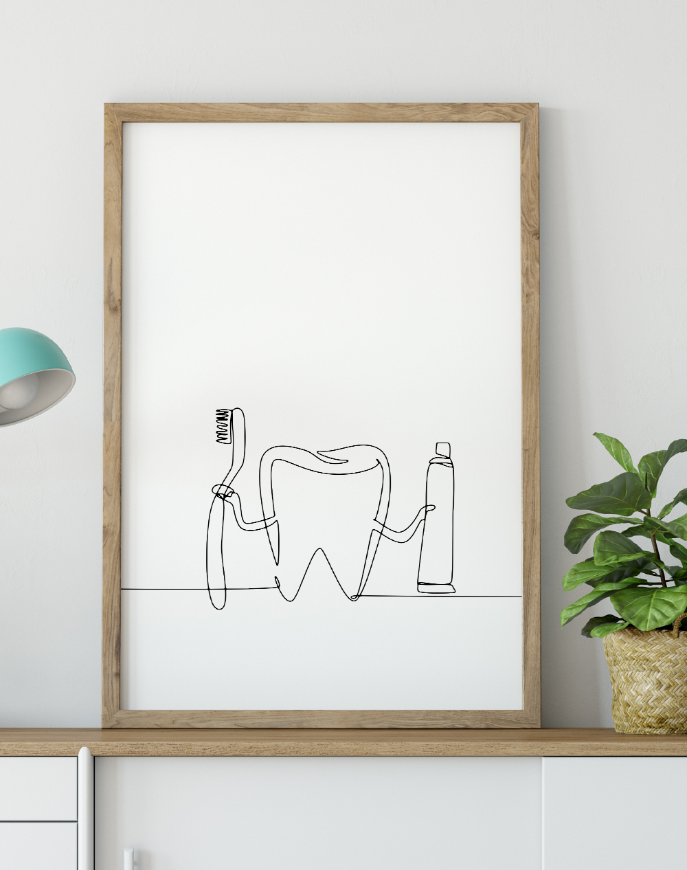 Line Art Prints Dentist
