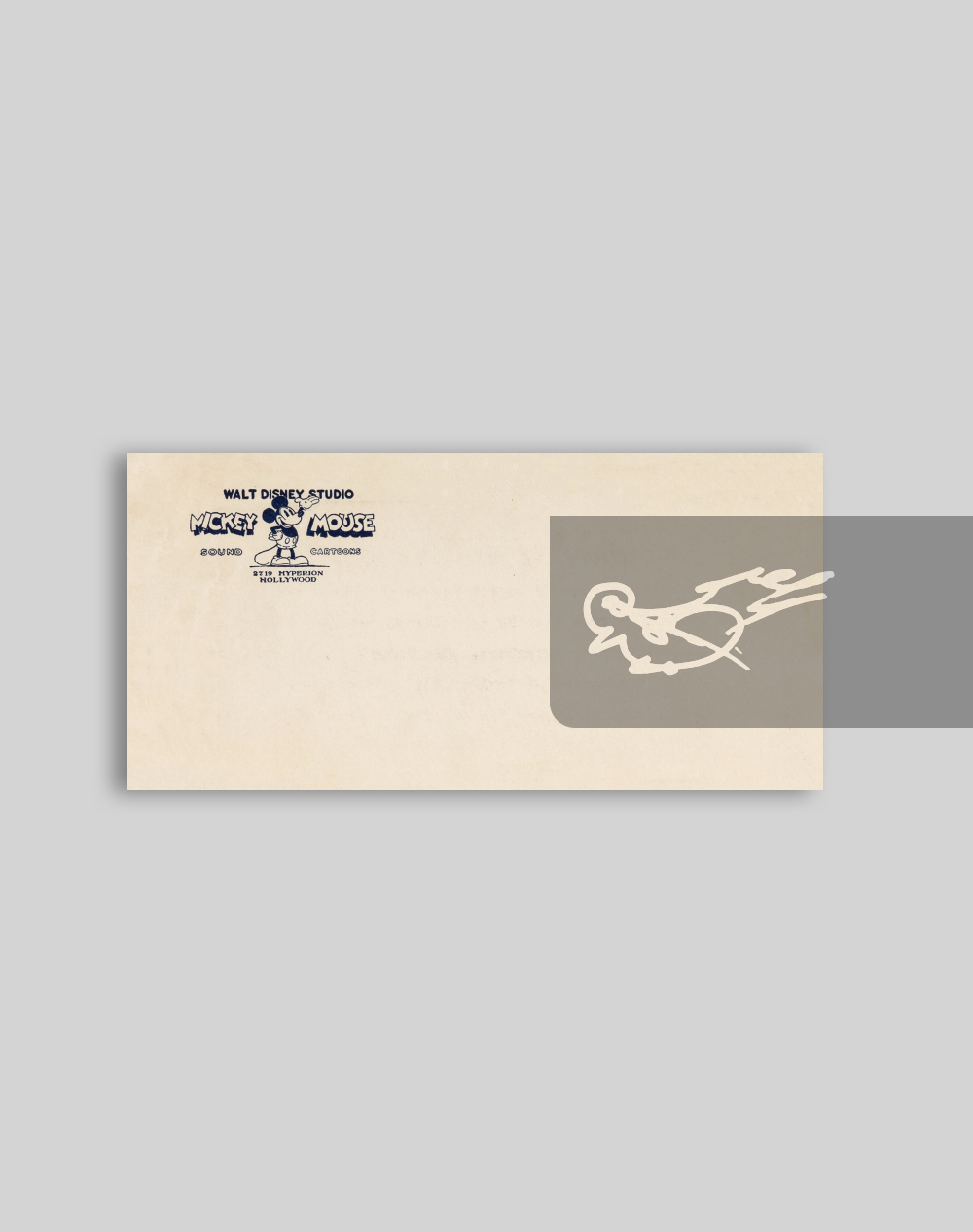 Mickey Mouse Disney Envelopes Landscape Format