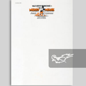 Mickey Mouse Disney Letterhead