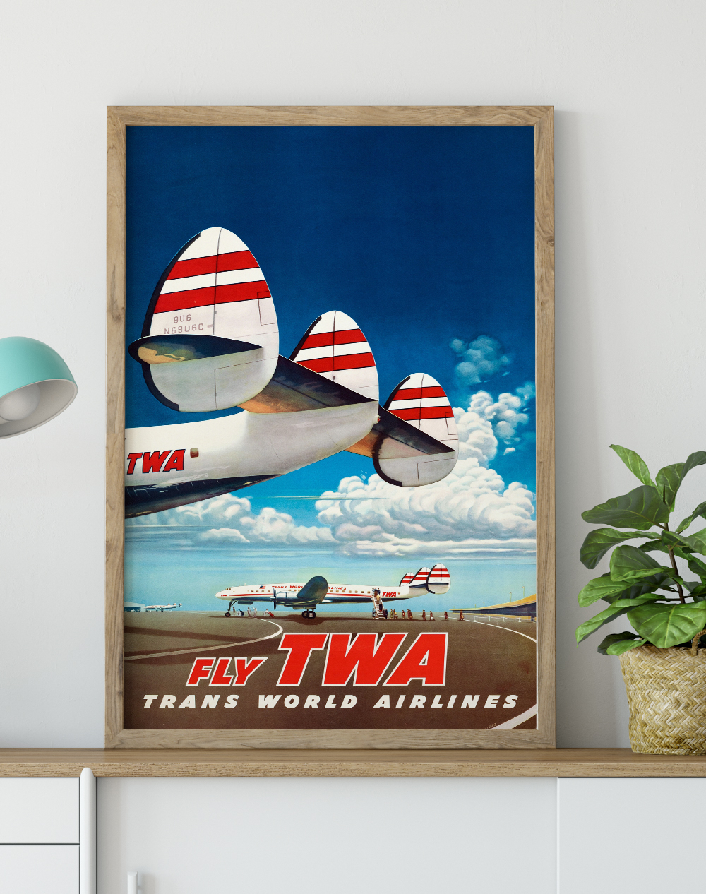 TWA Fly Travel Poster