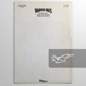Warner Bros. Letterhead