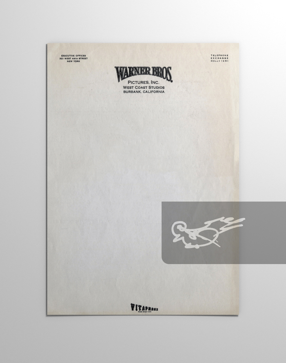 Warner Bros. Letterhead