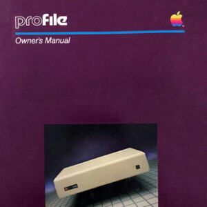 Apple III Profile Owners Manuel
